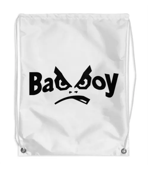 Заказать рюкзак в Москве. Рюкзак-мешок с полной запечаткой Bad Boy от DESIGNER   - готовые дизайны и нанесение принтов.