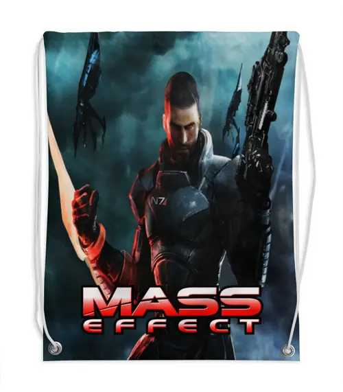 Заказать рюкзак в Москве. Рюкзак-мешок с полной запечаткой Mass Effect  от THE_NISE  - готовые дизайны и нанесение принтов.