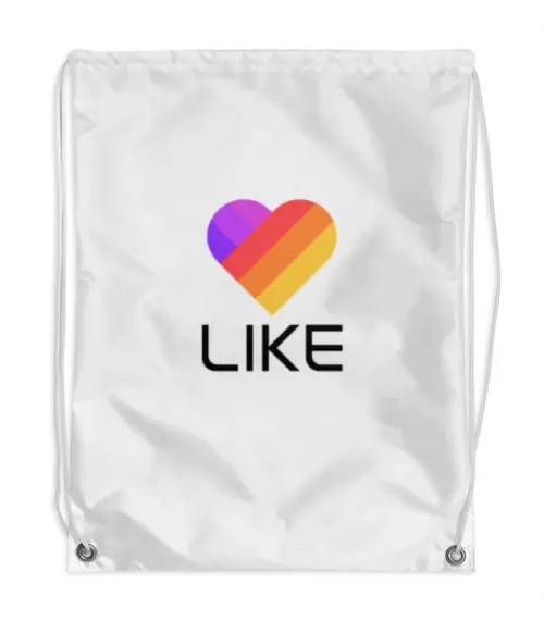 Заказать рюкзак в Москве. Рюкзак-мешок с полной запечаткой Like  от DESIGNER   - готовые дизайны и нанесение принтов.