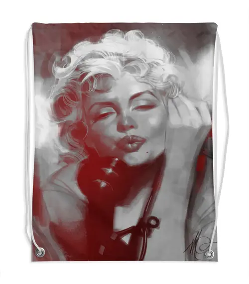 Заказать рюкзак в Москве. Рюкзак-мешок с полной запечаткой Мадонна от Наталья Чернова - готовые дизайны и нанесение принтов.