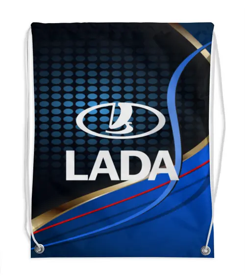 Заказать рюкзак в Москве. Рюкзак-мешок с полной запечаткой Авто Lada от THE_NISE  - готовые дизайны и нанесение принтов.