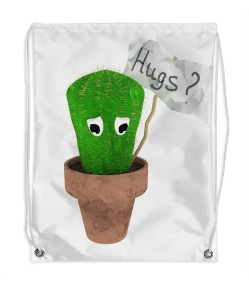 Заказать рюкзак в Москве. Рюкзак-мешок с полной запечаткой Hugs? от FireFoxa - готовые дизайны и нанесение принтов.