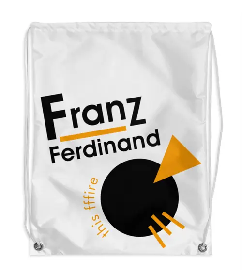 Заказать рюкзак в Москве. Рюкзак-мешок с полной запечаткой Franz Ferdinand от geekbox - готовые дизайны и нанесение принтов.