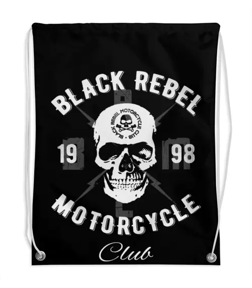 Заказать рюкзак в Москве. Рюкзак-мешок с полной запечаткой Black Rebel Motorcycle Club от geekbox - готовые дизайны и нанесение принтов.