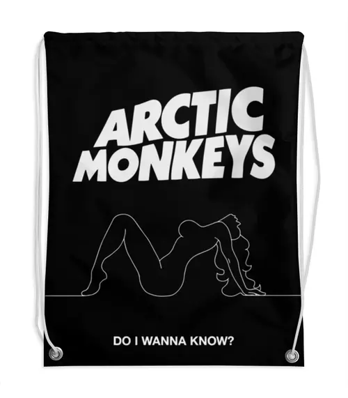 Заказать рюкзак в Москве. Рюкзак-мешок с полной запечаткой Arctic Monkeys от geekbox - готовые дизайны и нанесение принтов.