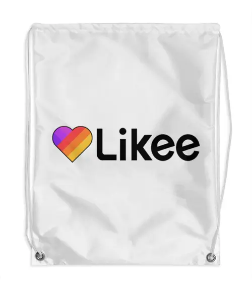 Заказать рюкзак в Москве. Рюкзак-мешок с полной запечаткой Likee  от DESIGNER   - готовые дизайны и нанесение принтов.