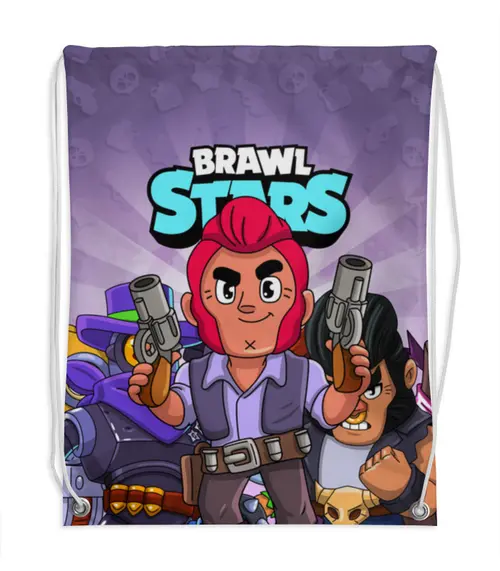 Заказать рюкзак в Москве. Рюкзак-мешок с полной запечаткой BRAWL STARS COLT от geekbox - готовые дизайны и нанесение принтов.