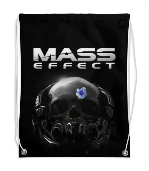 Заказать рюкзак в Москве. Рюкзак-мешок с полной запечаткой Mass Effect от geekbox - готовые дизайны и нанесение принтов.