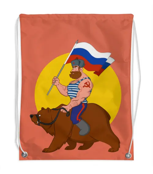 Заказать рюкзак в Москве. Рюкзак-мешок с полной запечаткой Футбол от Ирина - готовые дизайны и нанесение принтов.