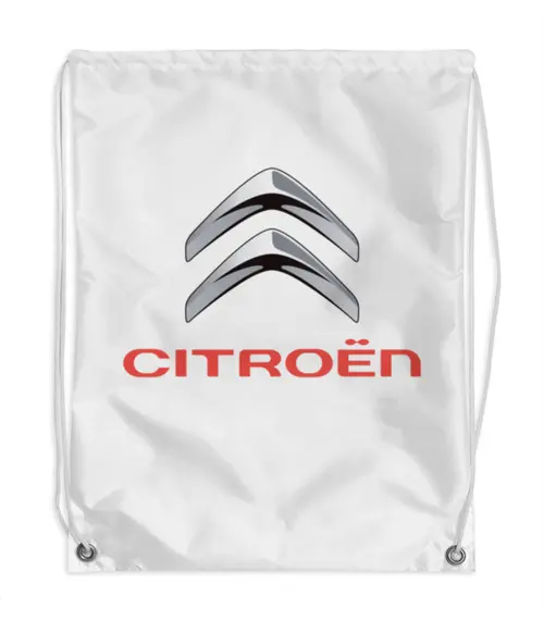 Заказать рюкзак в Москве. Рюкзак-мешок с полной запечаткой Citroen от DESIGNER   - готовые дизайны и нанесение принтов.