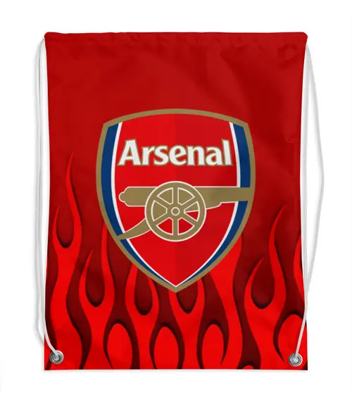 Заказать рюкзак в Москве. Рюкзак-мешок с полной запечаткой  Arsenal от THE_NISE  - готовые дизайны и нанесение принтов.