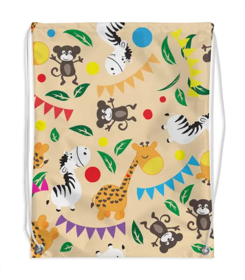 Заказать рюкзак в Москве. Рюкзак-мешок с полной запечаткой Животные от Ирина - готовые дизайны и нанесение принтов.