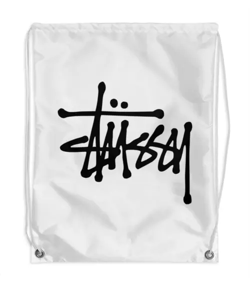 Заказать рюкзак в Москве. Рюкзак-мешок с полной запечаткой Stussy от DESIGNER   - готовые дизайны и нанесение принтов.