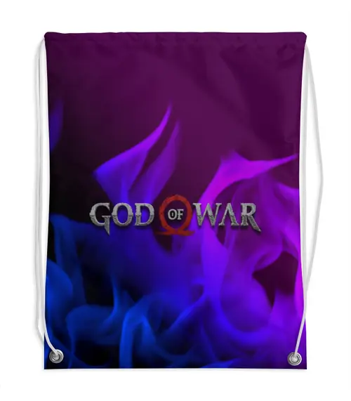 Заказать рюкзак в Москве. Рюкзак-мешок с полной запечаткой God of War от THE_NISE  - готовые дизайны и нанесение принтов.