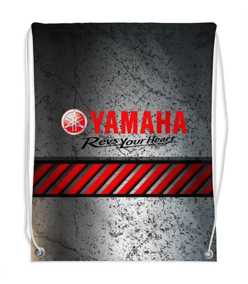 Заказать рюкзак в Москве. Рюкзак-мешок с полной запечаткой Yamaha от THE_NISE  - готовые дизайны и нанесение принтов.