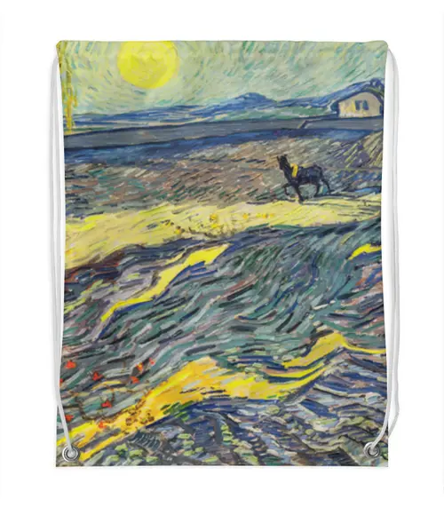 Заказать рюкзак в Москве. Рюкзак-мешок с полной запечаткой Van Gogh от THE_NISE  - готовые дизайны и нанесение принтов.