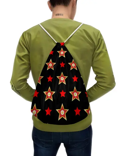 Заказать рюкзак в Москве. Рюкзак-мешок с полной запечаткой Звезды от IrinkaArt  - готовые дизайны и нанесение принтов.