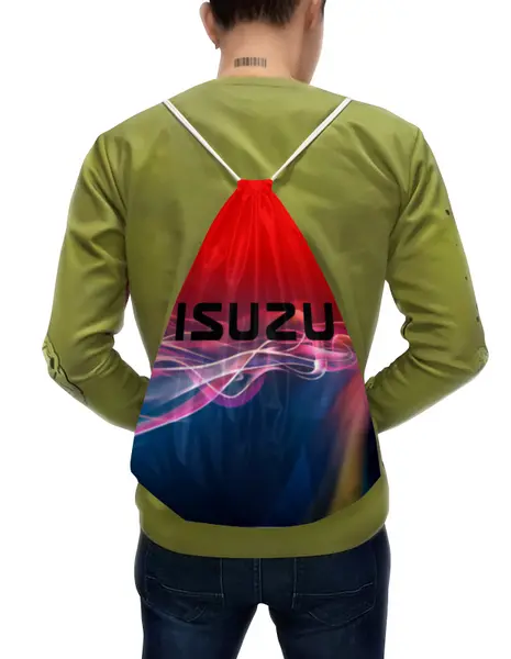 Заказать рюкзак в Москве. Рюкзак-мешок с полной запечаткой  Isuzu от THE_NISE  - готовые дизайны и нанесение принтов.
