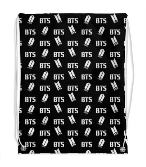 Заказать рюкзак в Москве. Рюкзак-мешок с полной запечаткой    Группа BTS от THE_NISE  - готовые дизайны и нанесение принтов.