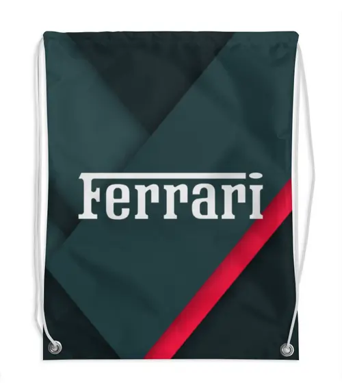 Заказать рюкзак в Москве. Рюкзак-мешок с полной запечаткой Ferrari от THE_NISE  - готовые дизайны и нанесение принтов.