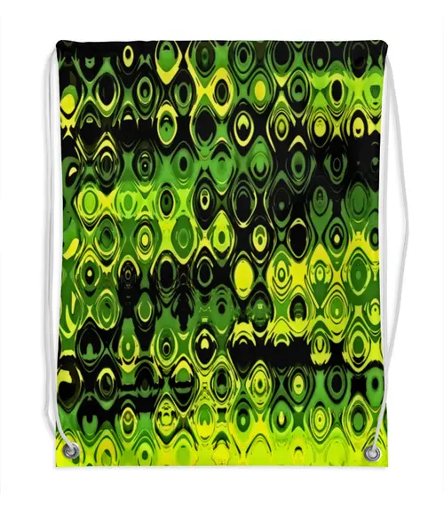 Заказать рюкзак в Москве. Рюкзак-мешок с полной запечаткой Зеленый стеклянный от THE_NISE  - готовые дизайны и нанесение принтов.