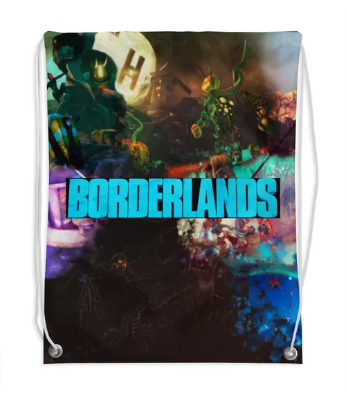 Заказать рюкзак в Москве. Рюкзак-мешок с полной запечаткой Borderlands от THE_NISE  - готовые дизайны и нанесение принтов.