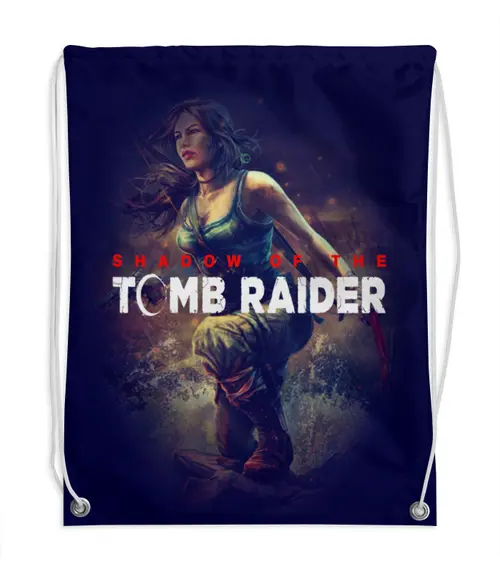 Заказать рюкзак в Москве. Рюкзак-мешок с полной запечаткой Tomb Raider от THE_NISE  - готовые дизайны и нанесение принтов.