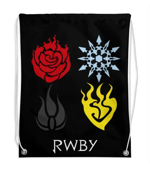 Заказать рюкзак в Москве. Рюкзак-мешок с полной запечаткой RWBY   от geekbox - готовые дизайны и нанесение принтов.