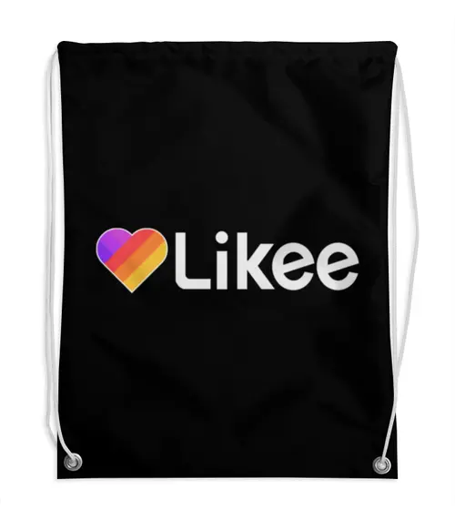 Заказать рюкзак в Москве. Рюкзак-мешок с полной запечаткой Likee  от DESIGNER   - готовые дизайны и нанесение принтов.