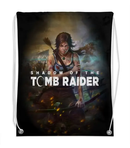 Заказать рюкзак в Москве. Рюкзак-мешок с полной запечаткой Tomb Raider от THE_NISE  - готовые дизайны и нанесение принтов.