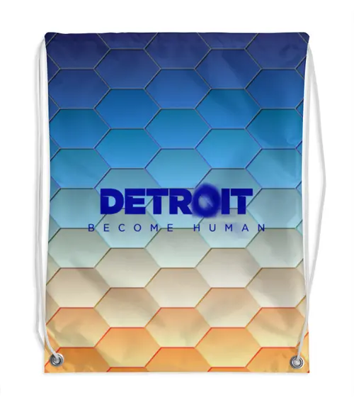 Заказать рюкзак в Москве. Рюкзак-мешок с полной запечаткой Detroit  от THE_NISE  - готовые дизайны и нанесение принтов.
