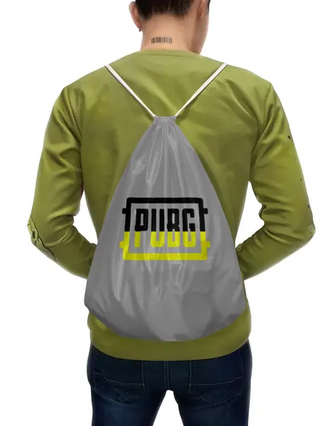 Заказать рюкзак в Москве. Рюкзак-мешок с полной запечаткой  игра PUBG от THE_NISE  - готовые дизайны и нанесение принтов.