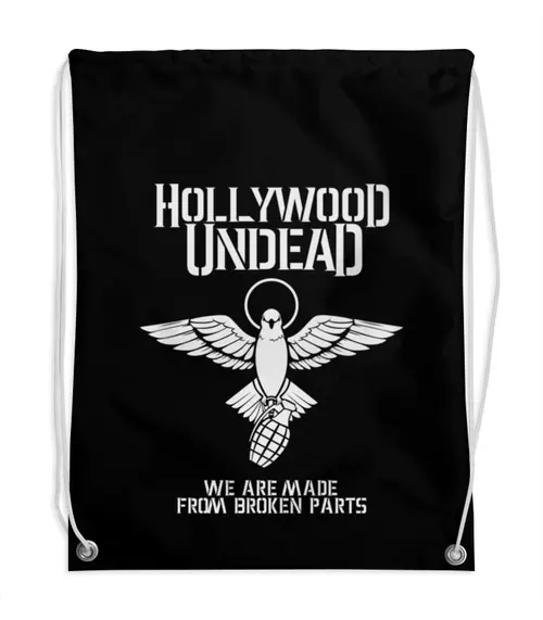 Заказать рюкзак в Москве. Рюкзак-мешок с полной запечаткой Hollywood Undead от geekbox - готовые дизайны и нанесение принтов.