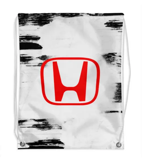 Заказать рюкзак в Москве. Рюкзак-мешок с полной запечаткой Honda от THE_NISE  - готовые дизайны и нанесение принтов.