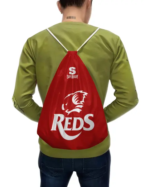 Заказать рюкзак в Москве. Рюкзак-мешок с полной запечаткой Редс регби от rugby - готовые дизайны и нанесение принтов.