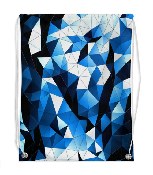 Заказать рюкзак в Москве. Рюкзак-мешок с полной запечаткой Синие стекла от THE_NISE  - готовые дизайны и нанесение принтов.