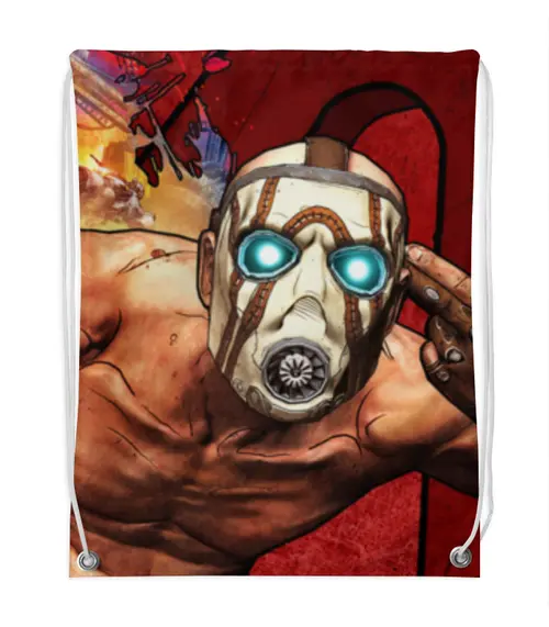 Заказать рюкзак в Москве. Рюкзак-мешок с полной запечаткой Borderlands,  от geekbox - готовые дизайны и нанесение принтов.