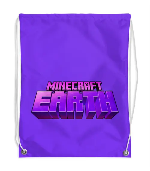 Заказать рюкзак в Москве. Рюкзак-мешок с полной запечаткой Minecraft от THE_NISE  - готовые дизайны и нанесение принтов.