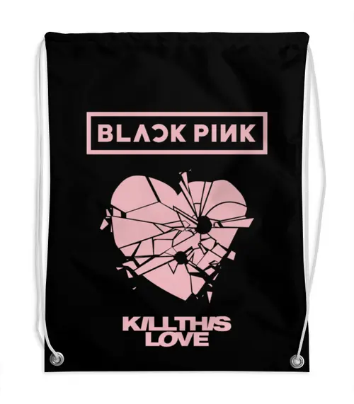 Заказать рюкзак в Москве. Рюкзак-мешок с полной запечаткой BLACKPINK от geekbox - готовые дизайны и нанесение принтов.
