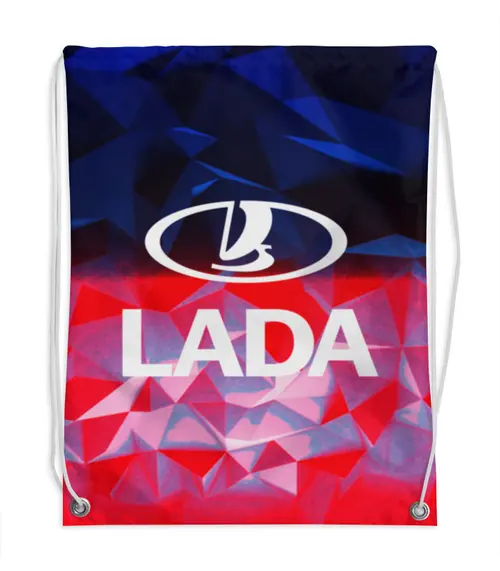 Заказать рюкзак в Москве. Рюкзак-мешок с полной запечаткой Авто Lada от THE_NISE  - готовые дизайны и нанесение принтов.