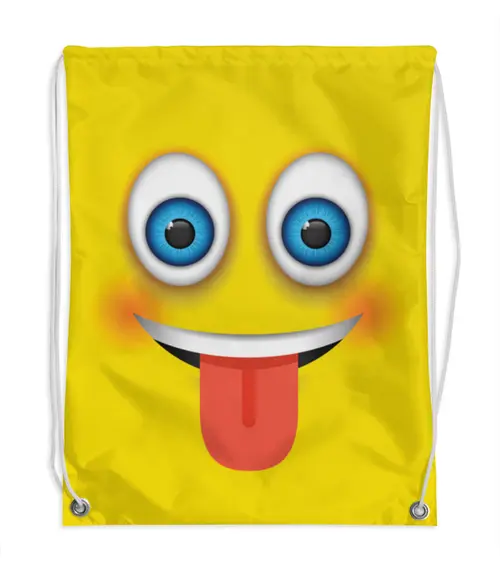 Заказать рюкзак в Москве. Рюкзак-мешок с полной запечаткой Смайл от THE_NISE  - готовые дизайны и нанесение принтов.