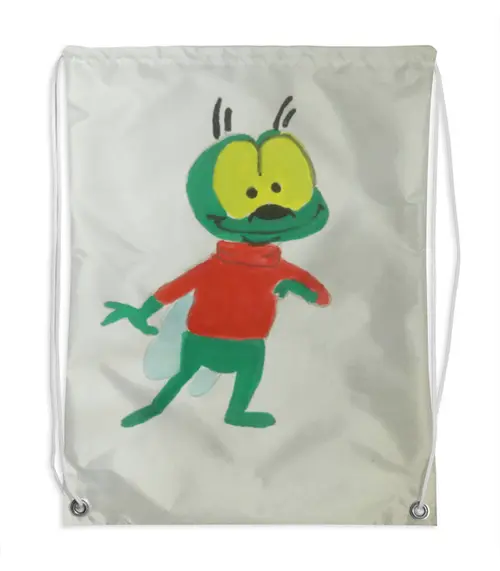 Заказать рюкзак в Москве. Рюкзак-мешок с полной запечаткой Добрая муха от mrs-snit@yandex.ru - готовые дизайны и нанесение принтов.