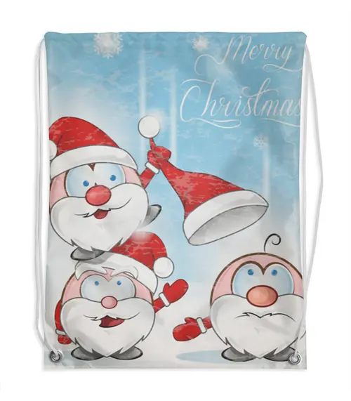Заказать рюкзак в Москве. Рюкзак-мешок с полной запечаткой Рождество от acidhouses - готовые дизайны и нанесение принтов.