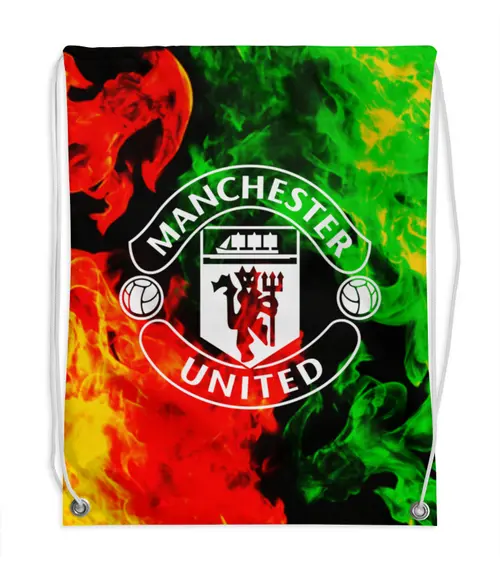 Заказать рюкзак в Москве. Рюкзак-мешок с полной запечаткой Manchester United от THE_NISE  - готовые дизайны и нанесение принтов.
