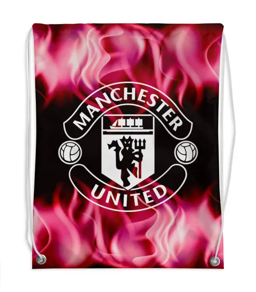 Заказать рюкзак в Москве. Рюкзак-мешок с полной запечаткой Manchester United от THE_NISE  - готовые дизайны и нанесение принтов.