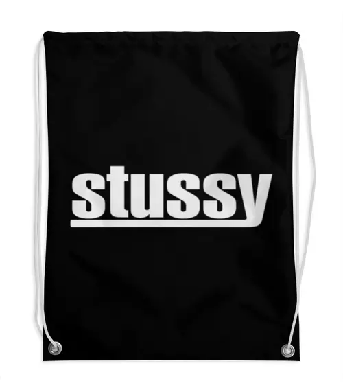 Заказать рюкзак в Москве. Рюкзак-мешок с полной запечаткой Stussy от DESIGNER   - готовые дизайны и нанесение принтов.