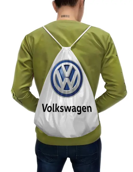Заказать рюкзак в Москве. Рюкзак-мешок с полной запечаткой Volkswagen от DESIGNER   - готовые дизайны и нанесение принтов.
