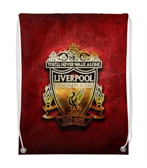 Заказать рюкзак в Москве. Рюкзак-мешок с полной запечаткой Ливерпуль от queen  - готовые дизайны и нанесение принтов.