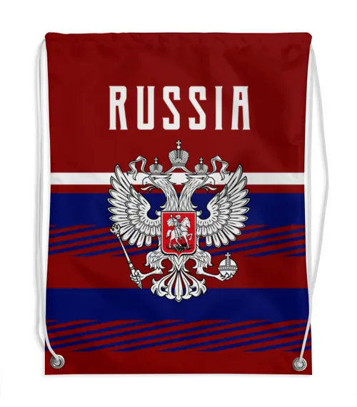 Заказать рюкзак в Москве. Рюкзак-мешок с полной запечаткой Russia от THE_NISE  - готовые дизайны и нанесение принтов.