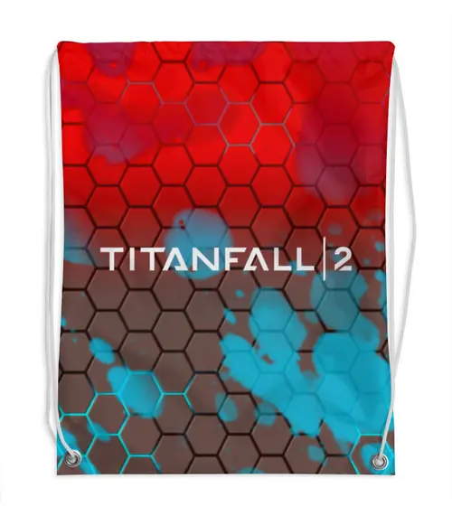 Заказать рюкзак в Москве. Рюкзак-мешок с полной запечаткой Titanfall 2 от THE_NISE  - готовые дизайны и нанесение принтов.